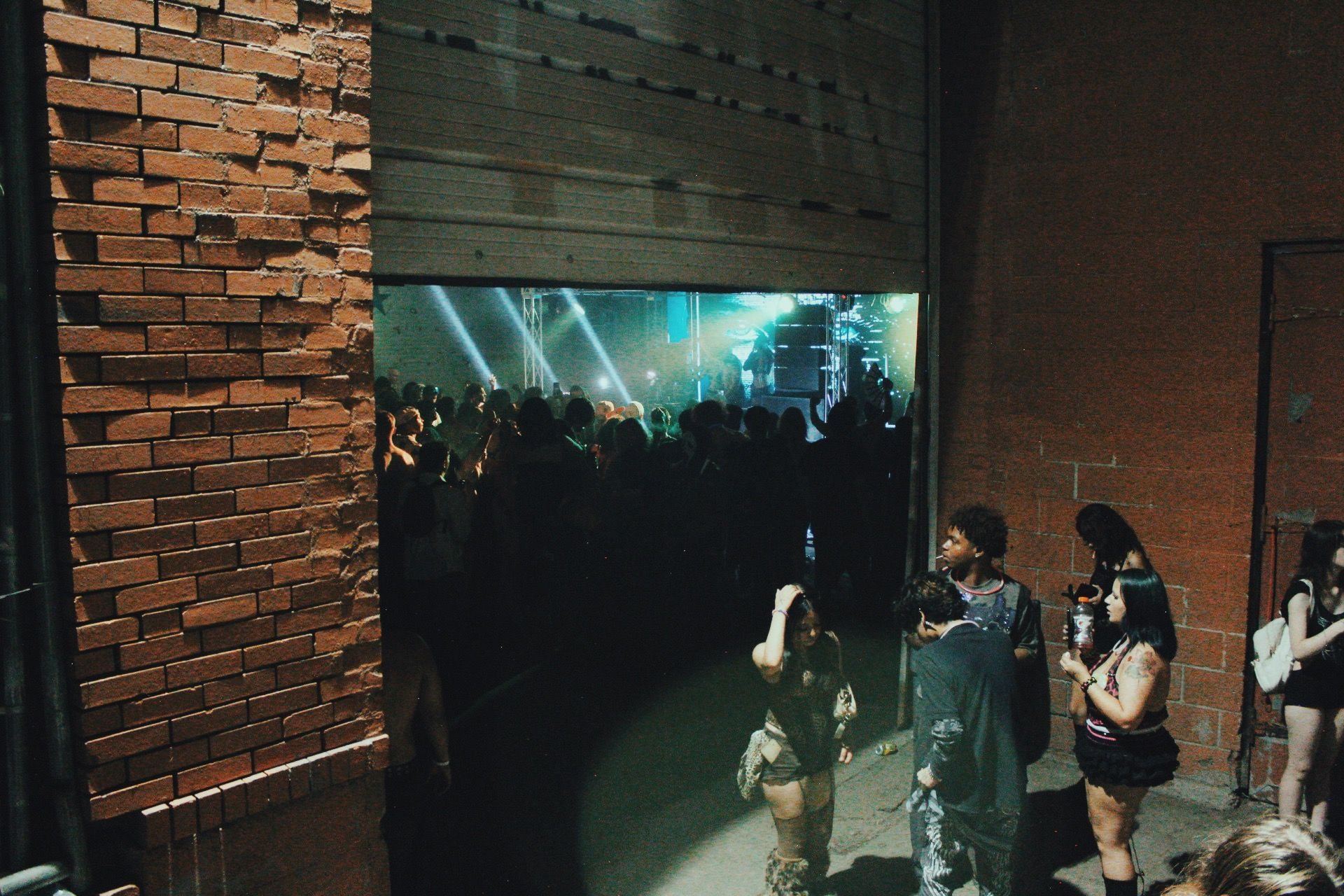 Guests arriving at a Bunker event.
