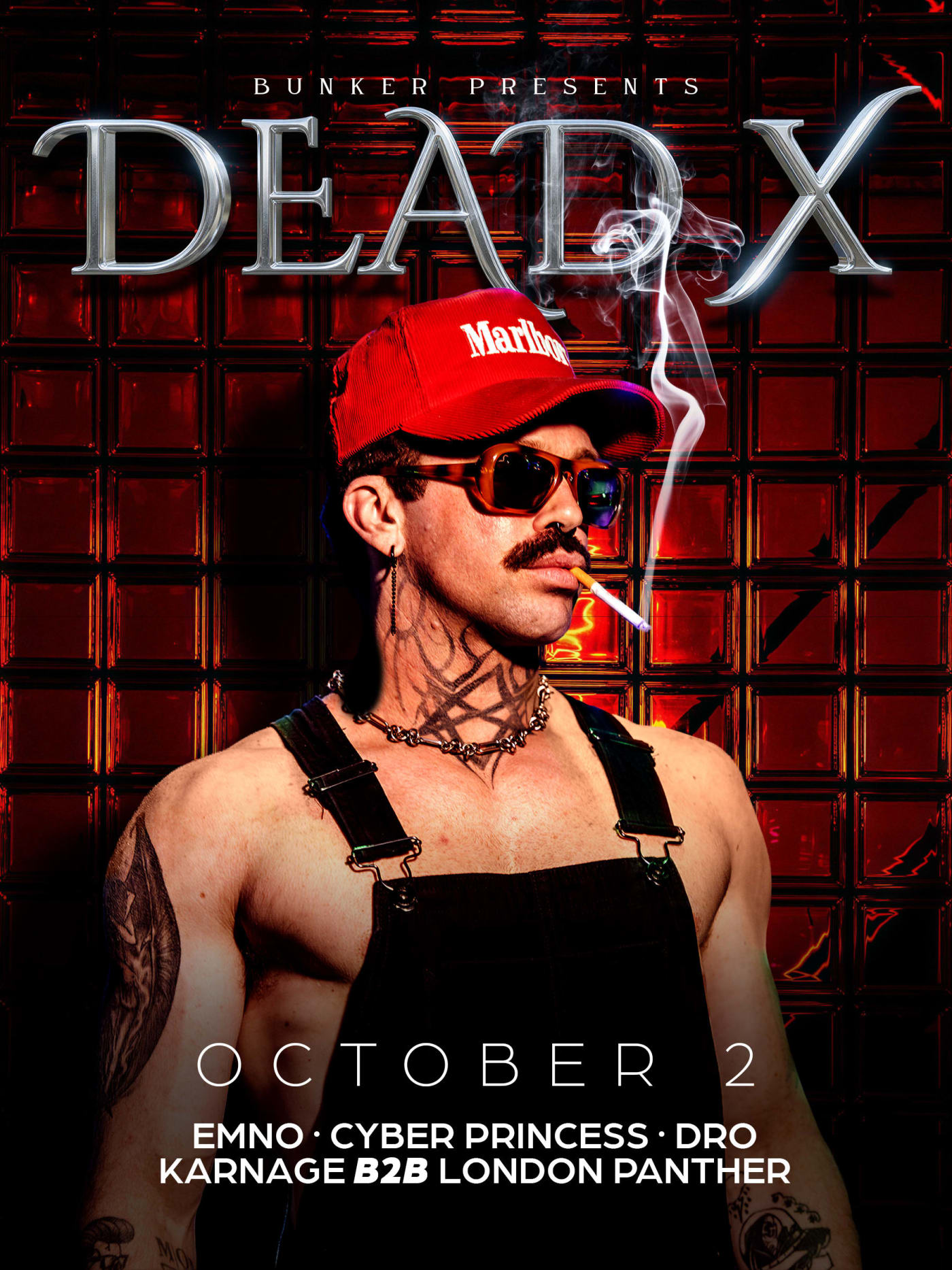 DEAD X — October 2, 2026 event artwork.