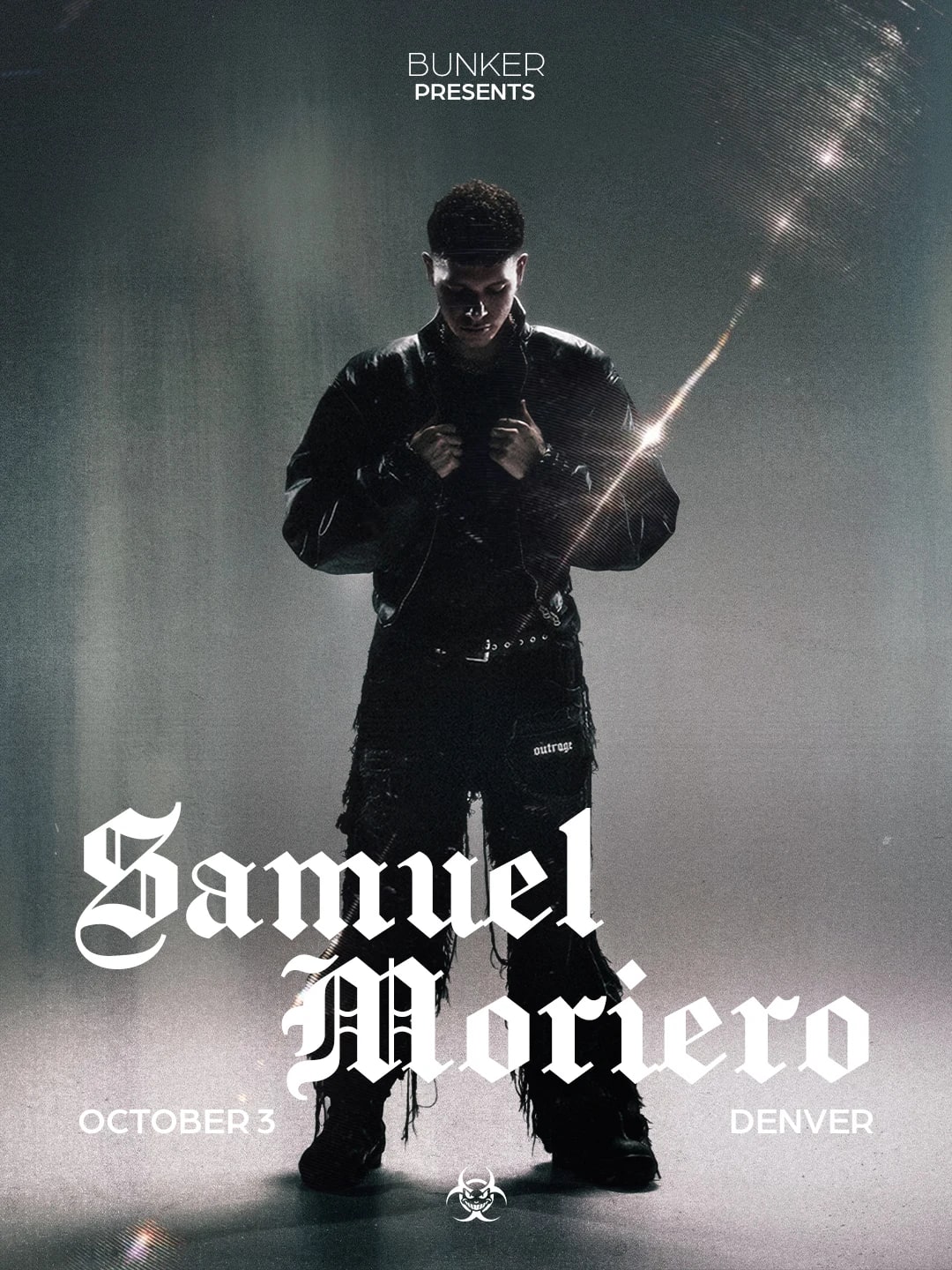 Samuel Moriero — October 3, 2026 event artwork.
